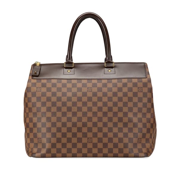 Pre-owned Louis Vuitton Damier Ebene Greenwich PM Brown