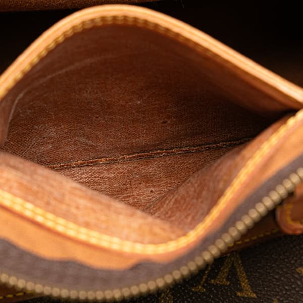 Pre-owned Louis Vuitton Monogram Speedy 35 Brown