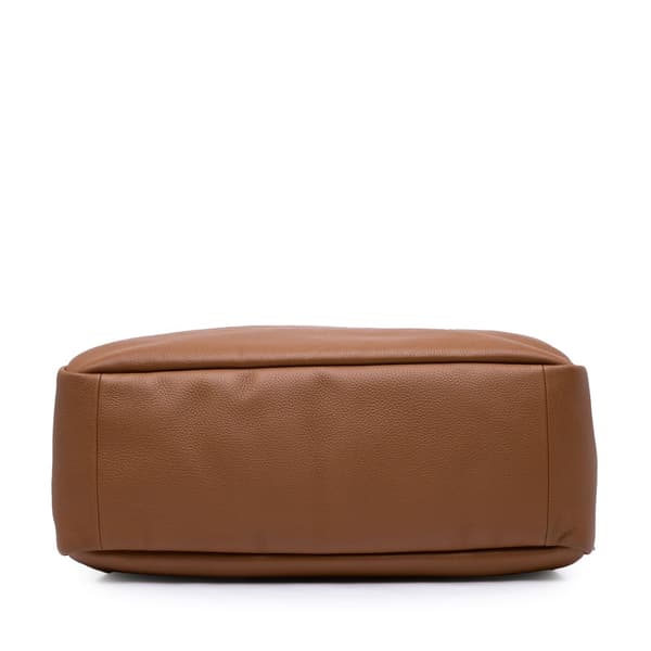 Pre-owned Prada Vitello Daino Travel Bag Brown