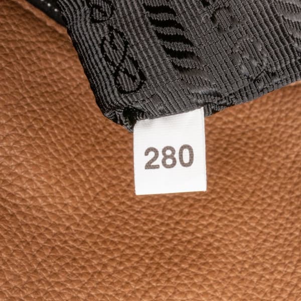 Pre-owned Prada Vitello Daino Travel Bag Brown