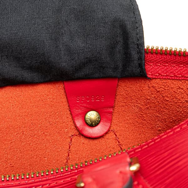 Pre-owned Louis Vuitton Epi Speedy 30 Red