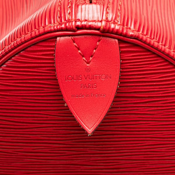 Pre-owned Louis Vuitton Epi Speedy 30 Red