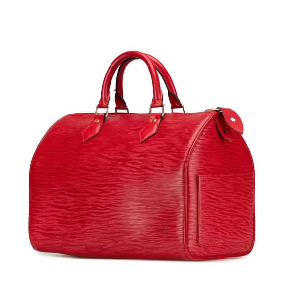Pre-owned Louis Vuitton Epi Speedy 30 Red