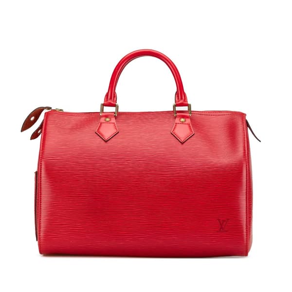 Pre-owned Louis Vuitton Epi Speedy 30 Red