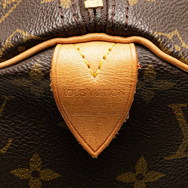 Pre-owned Louis Vuitton Monogram Speedy 40 Brown