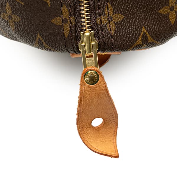 Pre-owned Louis Vuitton Monogram Speedy 40 Brown