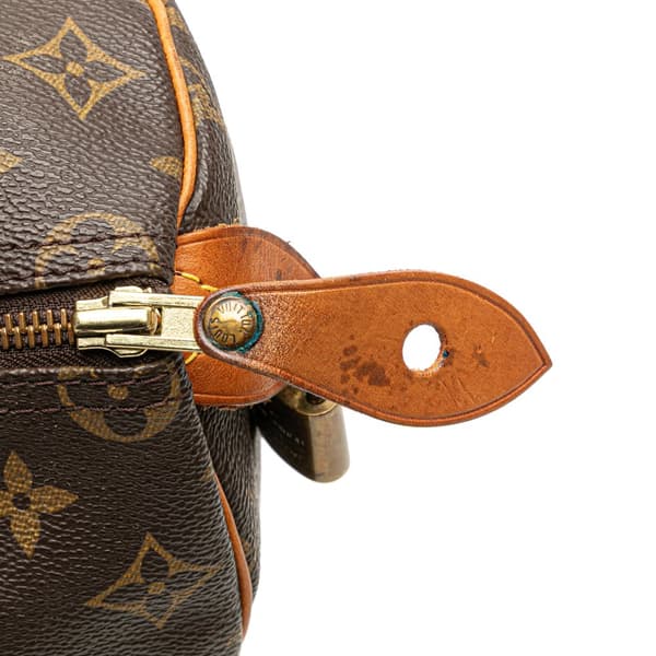 Pre-owned Louis Vuitton Monogram Speedy 35 Brown