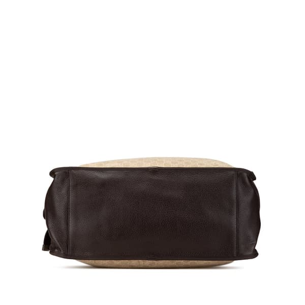 Pre-owned Gucci GG Canvas Travel Bag Brown