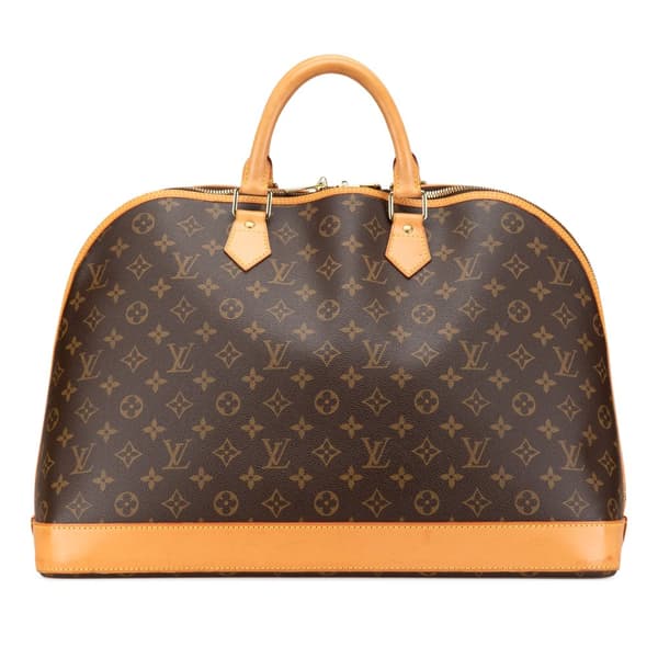 Pre-owned Louis Vuitton Monogram Alma Voyage MM Brown