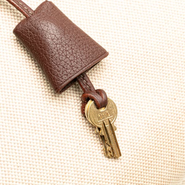 Pre-owned Hermès Toile and Clemence Victoria 43 Brown