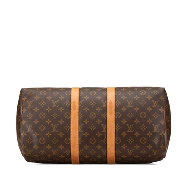 Pre-owned Louis Vuitton Monogram Keepall 45 Brown