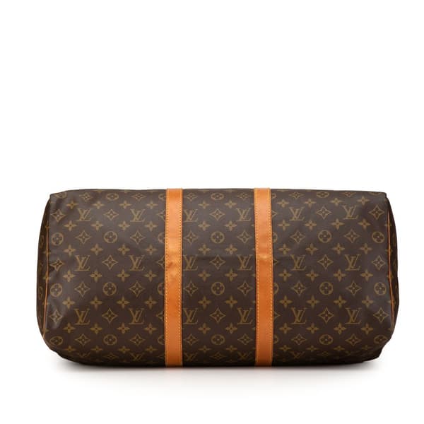 Pre-owned Louis Vuitton Monogram Keepall 50 Brown