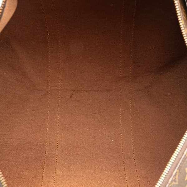 Pre-owned Louis Vuitton Monogram Keepall 50 Brown
