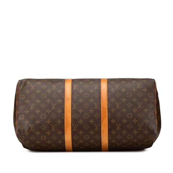 Pre-owned Louis Vuitton Monogram Keepall 50 Brown