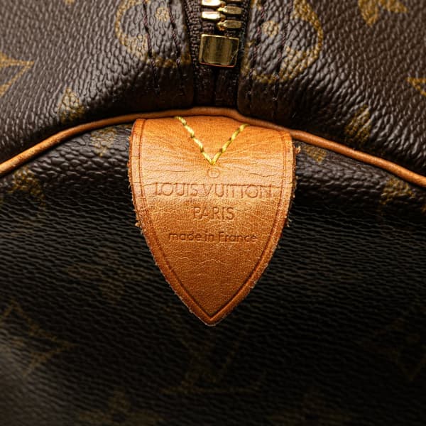 Pre-owned Louis Vuitton Monogram Keepall 50 Brown