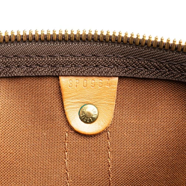 Pre-owned Louis Vuitton Monogram Keepall 50 Brown