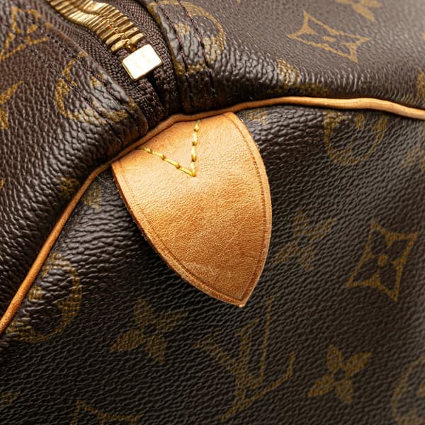 Pre-owned Louis Vuitton Monogram Keepall 50 Brown