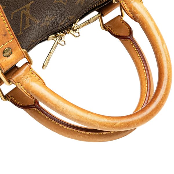 Pre-owned Louis Vuitton Monogram Keepall 50 Brown