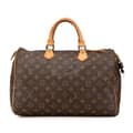 Miniatyrbilde 1 av 10: Pre-owned Louis Vuitton Monogram Speedy 35 Brown