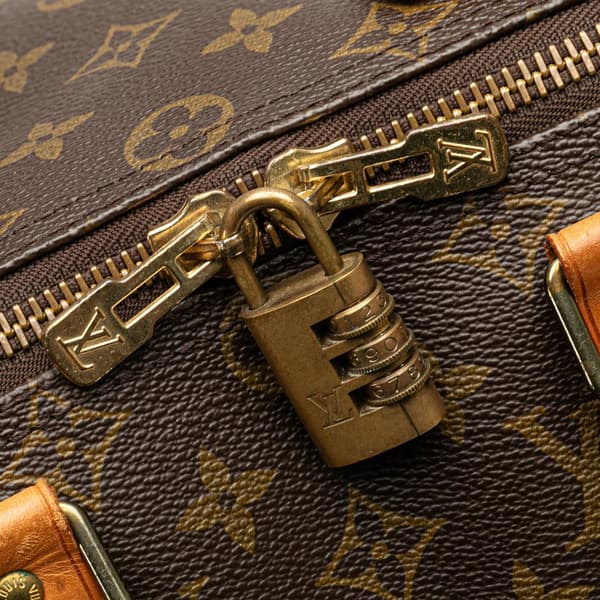 Pre-owned Louis Vuitton Monogram Keepall 45 Brown