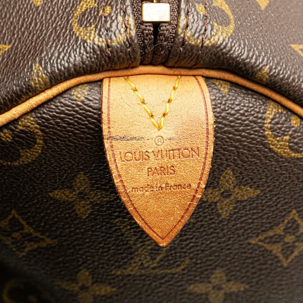 Pre-owned Louis Vuitton Monogram Keepall 50 Brown