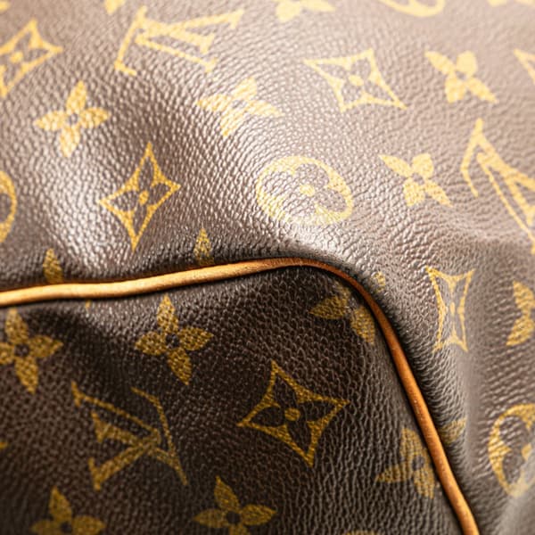 Pre-owned Louis Vuitton Monogram Keepall 50 Brown