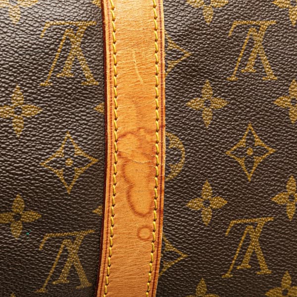 Pre-owned Louis Vuitton Monogram Keepall 50 Brown