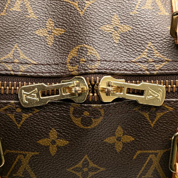 Pre-owned Louis Vuitton Monogram Keepall 50 Brown