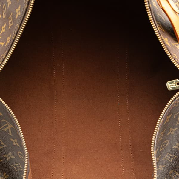 Pre-owned Louis Vuitton Monogram Keepall 50 Brown