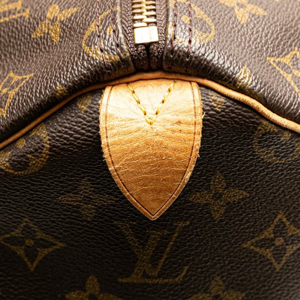 Pre-owned Louis Vuitton Monogram Keepall 50 Brown