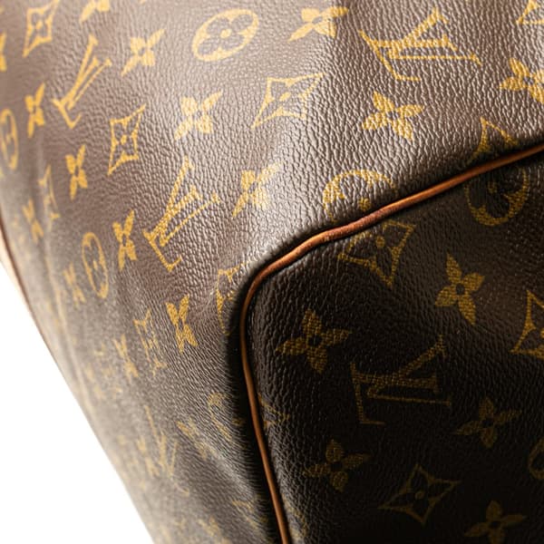 Pre-owned Louis Vuitton Monogram Keepall 55 Brown