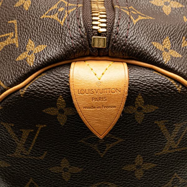 Pre-owned Louis Vuitton Monogram Keepall 45 Brown