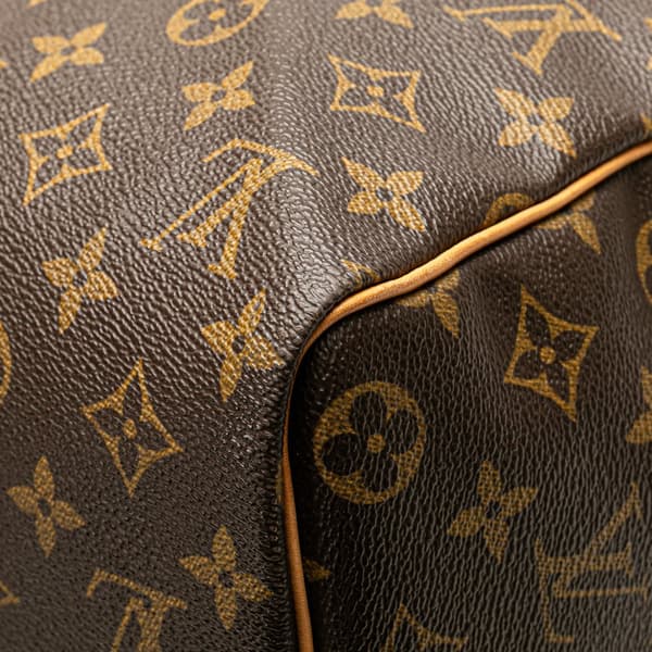 Pre-owned Louis Vuitton Monogram Keepall 45 Brown