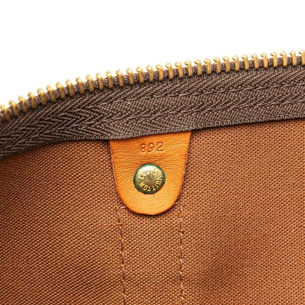 Pre-owned Louis Vuitton Monogram Keepall 50 Brown