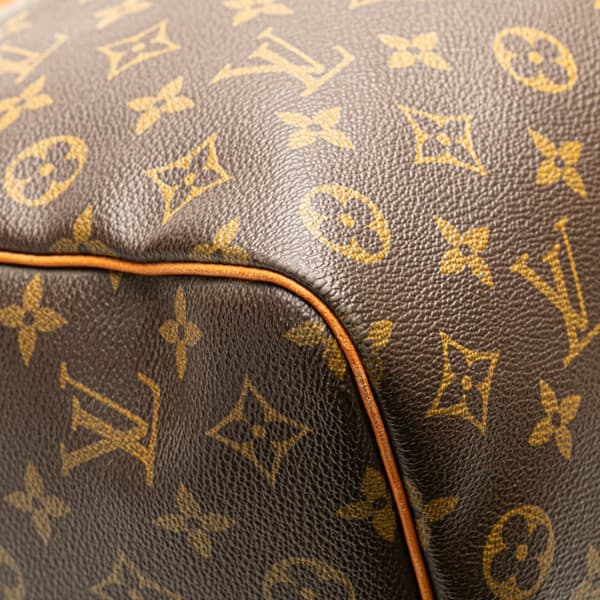 Pre-owned Louis Vuitton Monogram Keepall 50 Brown