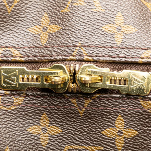 Pre-owned Louis Vuitton Monogram Keepall 55 Brown
