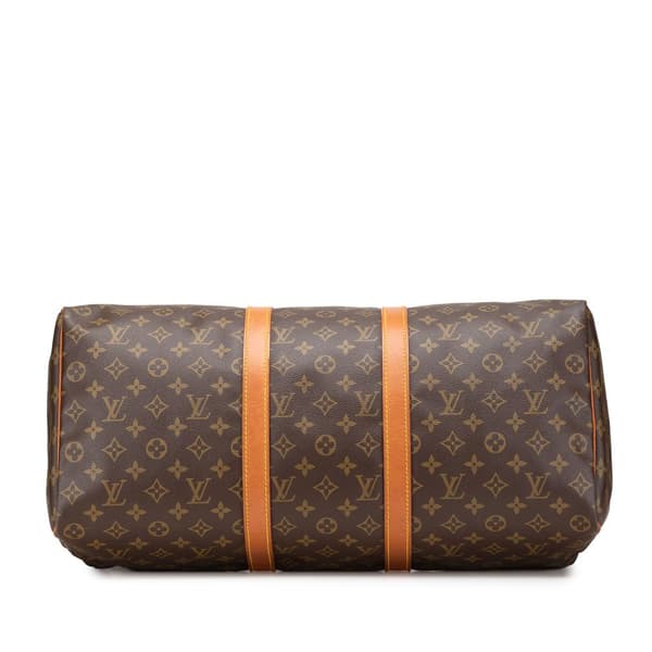 Pre-owned Louis Vuitton Monogram Keepall 50 Brown