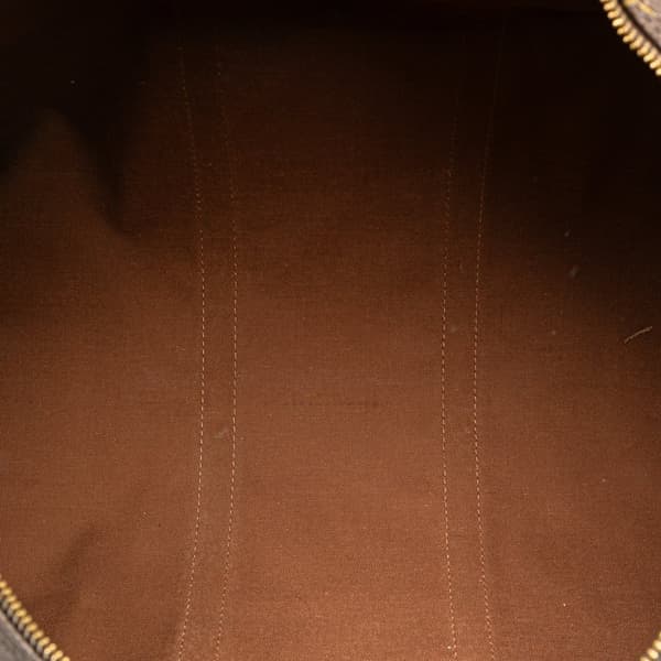 Pre-owned Louis Vuitton Monogram Keepall 50 Brown