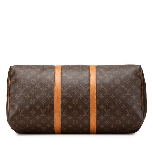 Pre-owned Louis Vuitton Monogram Keepall 50 Brown