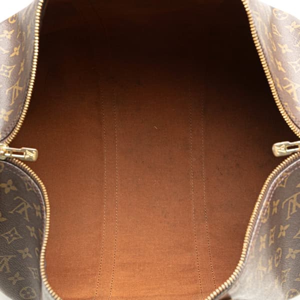 Pre-owned Louis Vuitton Monogram Keepall 50 Brown