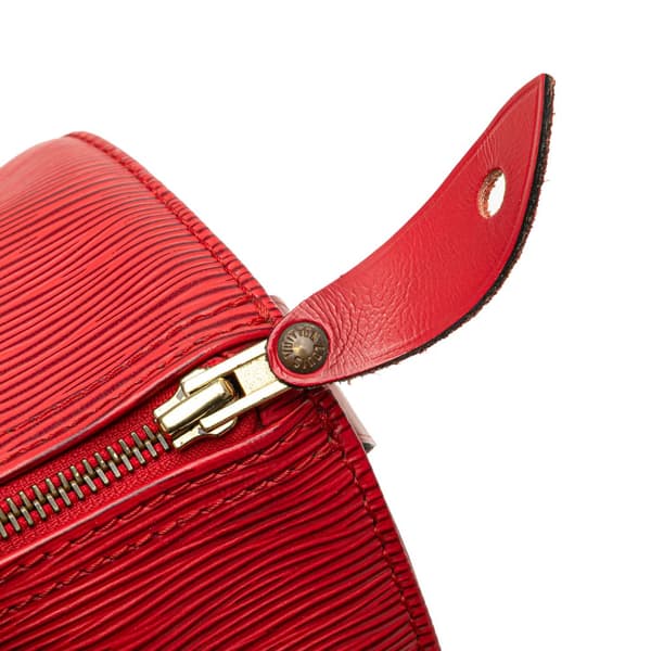 Pre-owned Louis Vuitton Epi Speedy 25 Red