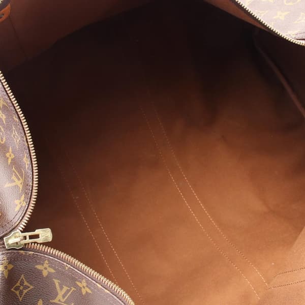 Pre-owned Louis Vuitton Monogram Keepall Bandouliere 60 Brown