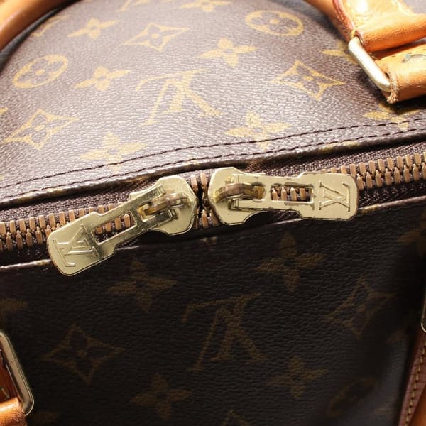Pre-owned Louis Vuitton Monogram Keepall Bandouliere 60 Brown