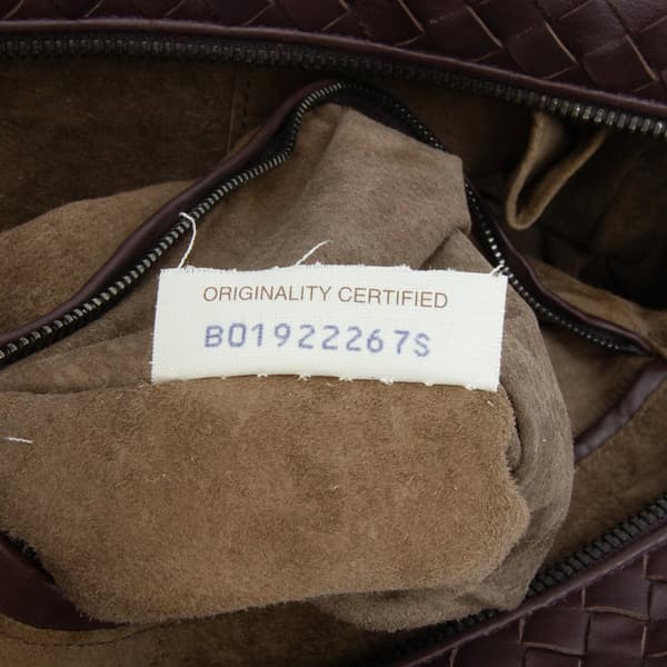 Pre-owned Bottega Veneta Nappa Intrecciato Boston Bag Brown