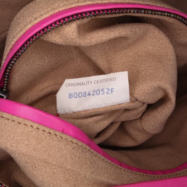 Pre-owned Bottega Veneta Nappa Intrecciato Boston Bag Pink