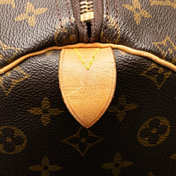 Pre-owned Louis Vuitton Monogram Keepall 55 Brown