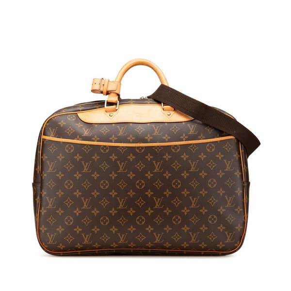 Pre-owned Louis Vuitton Monogram Alize 24 Heures Brown
