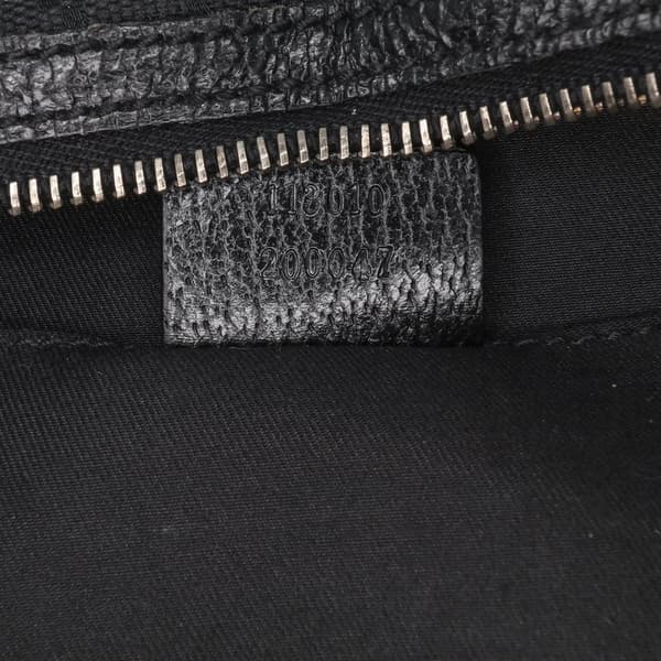 Pre-owned Gucci GG Canvas Boston Bag Black