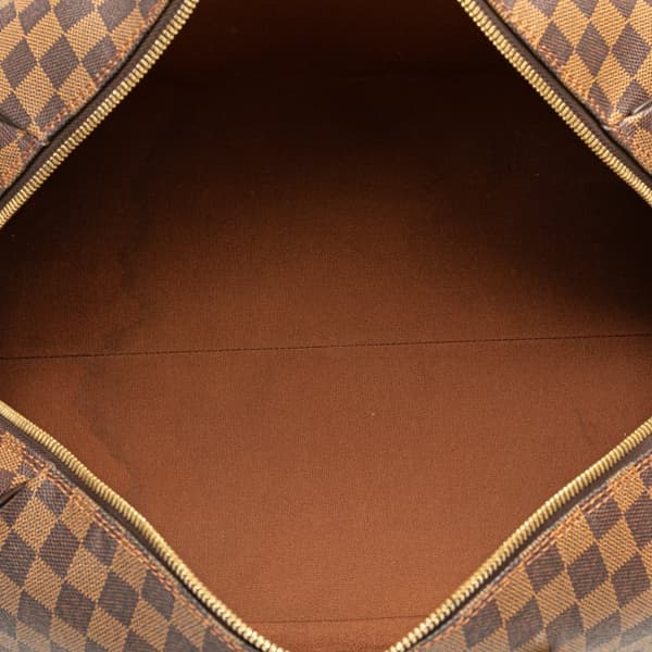 Pre-owned Louis Vuitton Damier Ebene Ribera GM Brown