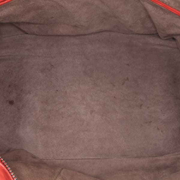 Pre-owned Bottega Veneta Soft Leather Duffle Bag Orange